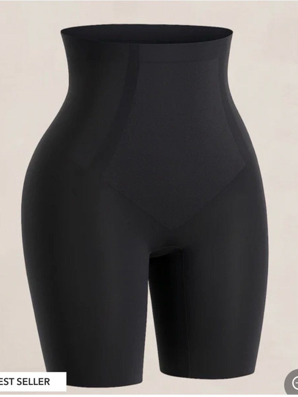 Shapermint High-Waist Black Sculpting Shorts